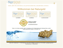 Tablet Screenshot of naturgold.de
